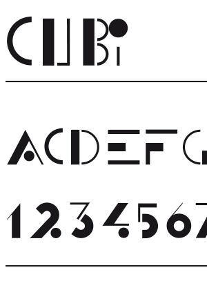 Font – Cubi